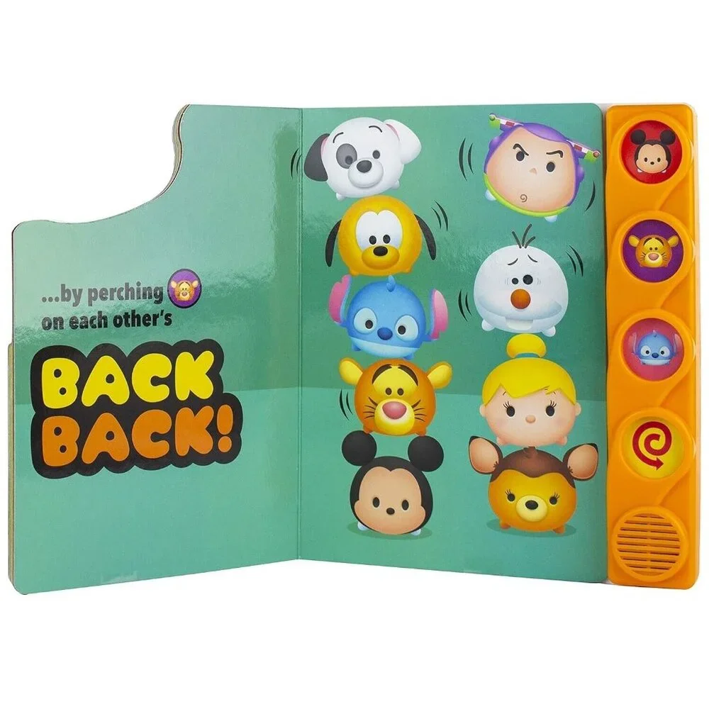 Tsum Tsum Stack Stack Disney Sound Book Children's Interactive Press Play Baby